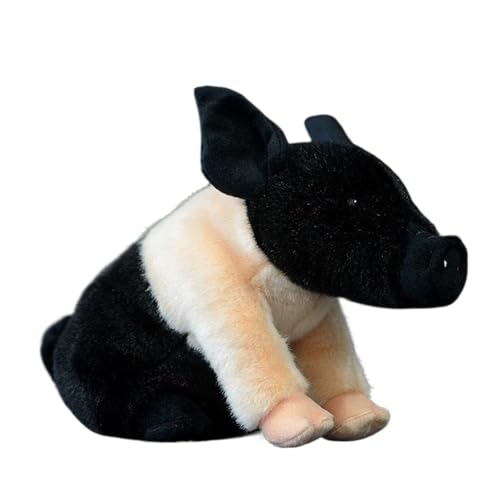 MZICXV Simulation schwarz super süßes Schwein süße kleine Schwein Puppe Schwein Tier Plüschtier MZICXV Simulation schwarz super süßes Schwein süße kleine Schwein Puppe Schwein Tier Plüschtier von MZICXV