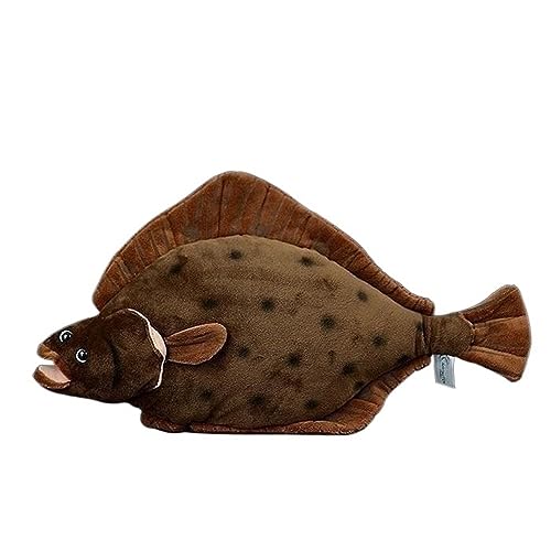 MZICXV Simulation süße Flunder Puppe Atlantic Flunder weiches Plüschtier Tierpuppe von MZICXV