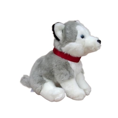MZICXV Simulation süße Husky-Puppe Siberian Husky süßes weiches Hundeplüschspielzeug von MZICXV