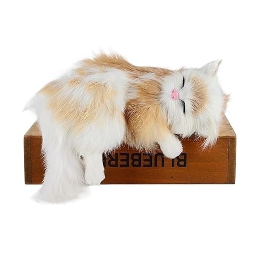 MZICXV Simulation süße Katze Fenster Anhänger Wohnzimmer Home Dekoration Plüsch Spielzeug Geschenk(C(Ordinary)) von MZICXV