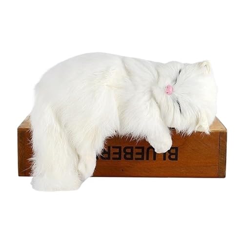 MZICXV Simulation süße Katze Fenster Anhänger Wohnzimmer Home Dekoration Plüsch Spielzeug Geschenk(E(Ordinary)) von MZICXV