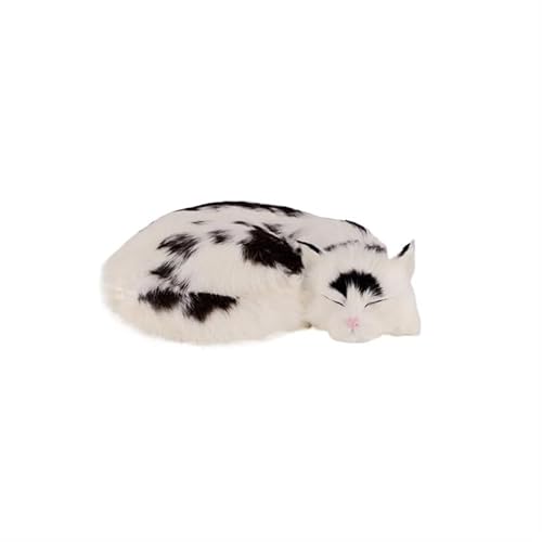 MZICXV Simulation süße Katze schlafende Katze Plüschtier Tier Heimtextilien Kindergeschenk(Multi-Colored) von MZICXV