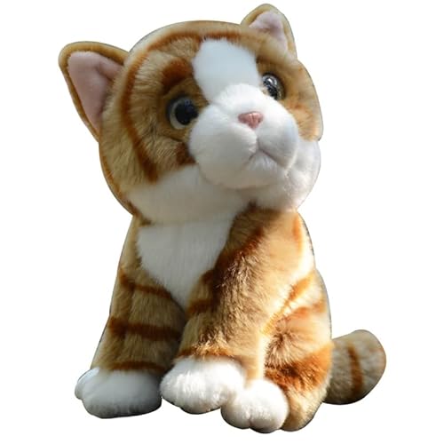 MZICXV Simulation süße Plüsch Puppe Spielzeug Puppe Stoffpuppe kann EIN Sound-Kätzchen weich und niedliches Geschenk for Machen(Brass) von MZICXV