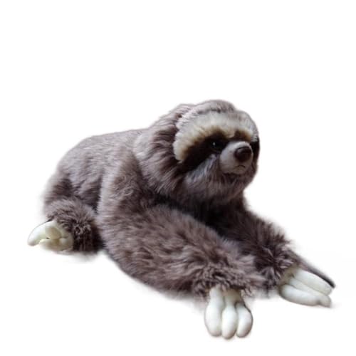 MZICXV Simulation süßes Faultier Plüschtier Dreifinger-Faultierpuppe Mr. Lightning Puppe Geburtstagsgeschenk von MZICXV