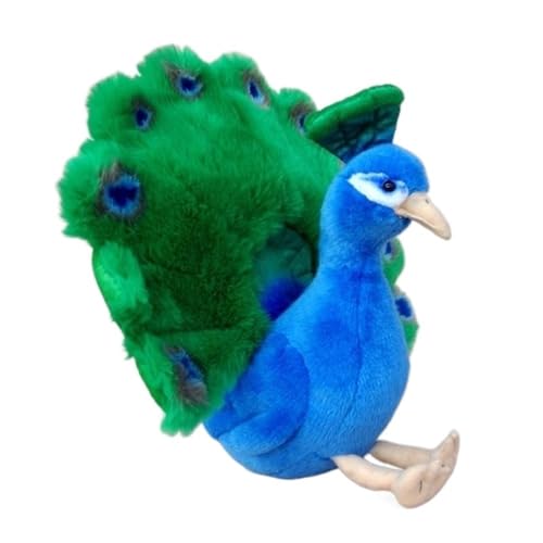 MZICXV Simulation süßes Pfau-Plüschtier, super süße Blaue Pfau-Puppe, Dekoration, süßes weiches Geschenk MZICXV Simulation süßes Pfau-Plüschtier, super süße Blaue Pfau-Puppe, Dekoration, süßes weiches Geschenk von MZICXV