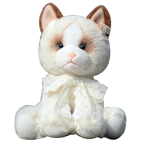 MZICXV Simulation süßes Plüschtier, super süße Kätzchenpuppe, weiches und süßes Geburtstagsgeschenk for Stoffpuppen(26cm) von MZICXV