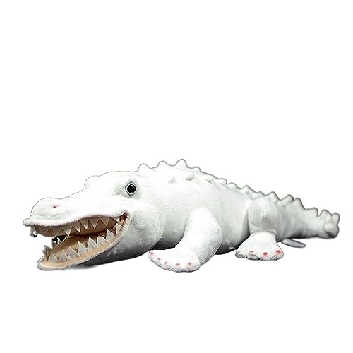 MZICXV Simulation super süße Krokodil Plüschtier Puppe süße weiche Albino Krokodil Puppe Geschenk MZICXV Simulation super süße Krokodil Plüschtier Puppe süße weiche Albino Krokodil Puppe Geschenk von MZICXV