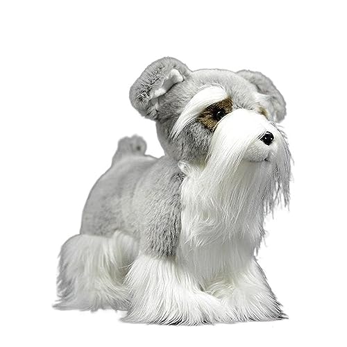 MZICXV Simulations-Hundepuppe, niedliche tschechische Terrier-Puppe, Zwergschnauzer, weiches Plüschtier MZICXV Simulations-Hundepuppe, niedliche tschechische Terrier-Puppe, Zwergschnauzer, weiches Plüschtier von MZICXV
