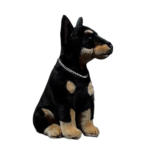MZICXV Simulations-Hundepuppe, süße Dobermann-Puppe, weiches Tiergeschenk MZICXV Simulations-Hundepuppe, süße Dobermann-Puppe, weiches Tiergeschenk von MZICXV