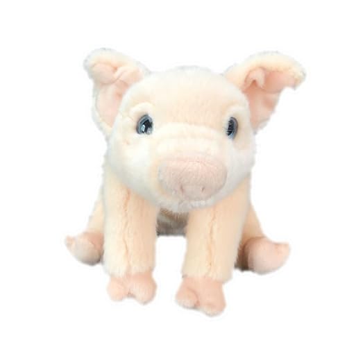MZICXV Simulationstier, süßes kleines rosa Schwein, Plüschpuppe, Puppe, kleines Schweinchen, Stoffpuppe, weich und niedlich, Geschenkdekoration MZICXV Simulationstier, süßes kleines rosa Schwein, Plüschpuppe, Puppe, kleines Schweinchen, Stoffpuppe, weich und niedlich, Geschenkdekoration von MZICXV