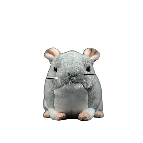 MZICXV Simulierte Chinchilla-Puppe, Puppe, Chinchilla, weiches Tier-Plüschtier MZICXV Simulierte Chinchilla-Puppe, Puppe, Chinchilla, weiches Tier-Plüschtier von MZICXV