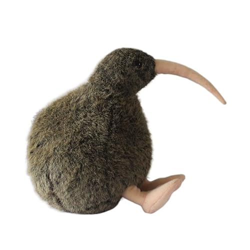 MZICXV Simulierte Kiwi-Vogel-Plüschpuppe, Kiwi-Vogel, Schnepfe, Strauß, Kiwi-Vogel, Plüschtier, weich und niedlich, Geschenk for die frühe Bildung, Heimdekoration(18cm) von MZICXV
