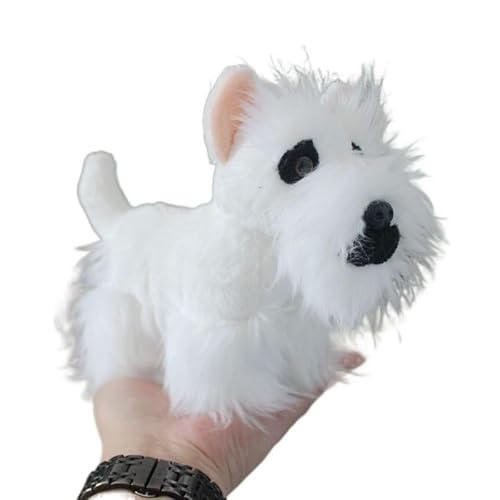 MZICXV Simulierte Schnauzer-Plüschpuppe, Hundetier, Aberdeen-Terrier, schottischer Terrier, Welpe, Plüschtier, weicher und niedlicher Begleiter, Geschenk, Heimdekoration MZICXV Simulierte Schnauzer-Plüschpuppe, Hundetier, Aberdeen-Terrier, schottischer Terrier, Welpe, Plüschtier, weicher und niedlicher Begleiter, Geschenk, Heimdekoration von MZICXV