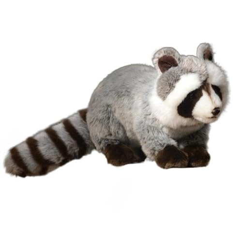 MZICXV Simulierte amerikanische Waschbärpuppe, süße Waschbär-Tierpuppe, Spielzeug, Ragdoll, weiches und süßes Geschenk MZICXV Simulierte amerikanische Waschbärpuppe, süße Waschbär-Tierpuppe, Spielzeug, Ragdoll, weiches und süßes Geschenk von MZICXV