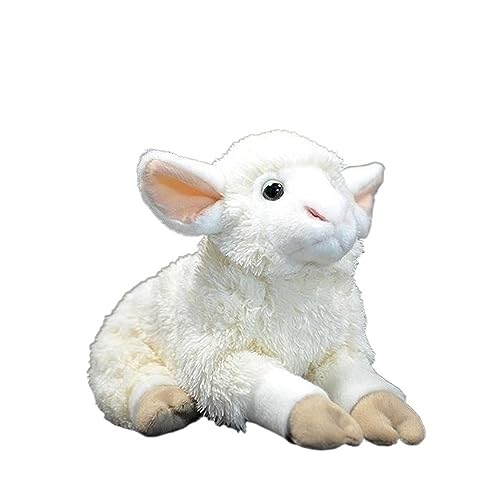 MZICXV Simulierte kleine Schafpuppe, Schafpuppe, weiches Tiermodell, Plüschtier von MZICXV