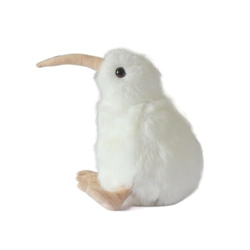 MZICXV Simuliertes Kiwi-Vogel-Plüschtier, Seeland-Kiwi-Kiwi-Vogel, kleine weiße Vogel-Plüschpuppe, weich und niedlich, Geschenk for die frühe Bildung, Heimtextilien(15cm) von MZICXV