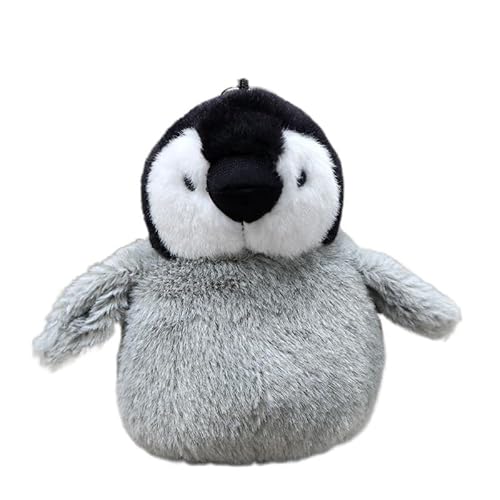 MZICXV Simuliertes antarktisches Pinguin-Plüschtier, Kaiserpinguin-Plüschpuppe, weich und niedlich, Geschenk for die frühe Bildung, Heimdekoration(Grey) von MZICXV