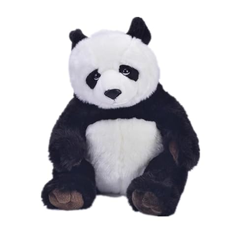 MZICXV Superweiches 40 cm großes Panda-Plüschtier, realistisches Stofftier, tolles Geschenk von MZICXV