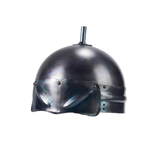 Medieval Iron Buddha Armour Helmet Shell, DIY Materials for Historical Reenactment, Unfinished Steel Helmet Body for LARP, Battle-Ready Knight Headwear(A) von MZICXV