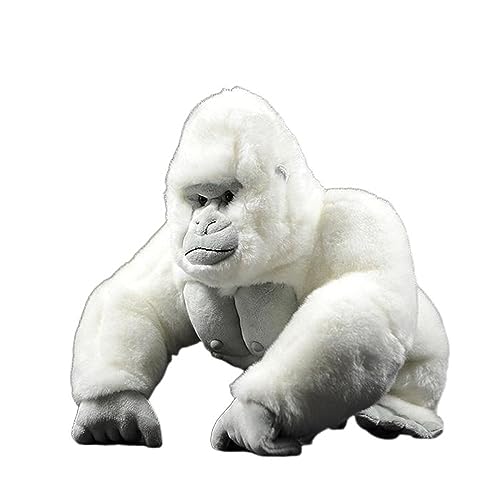 Simulation Albino Gorilla Plüschtier Weiche Puppe Puppe Simulation Albino Gorilla Plüschtier Weiche Puppe Puppe von MZICXV