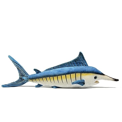 Simulation Blauer Marlin Puppe Marlin Plüschtier Weiches Tierpuppenmodell von MZICXV