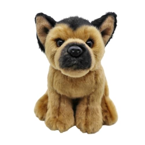Simulation Deutscher Schäferhund Plüschtier Weiche süße Welpen Stoffpuppe Begleiter Geschenk Home Ornament von MZICXV