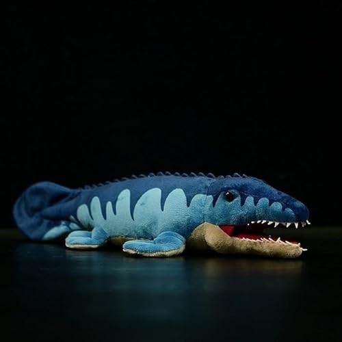 Simulation Mosasaur Plüschtier Puppe süße weiche Dinosaurier Puppe Modell Geschenk von MZICXV
