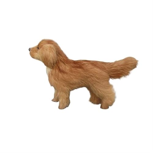 Simulation süße Golden Retriever Plüschtier Tier Welpen Modell Home Dekoration Geschenk von MZICXV