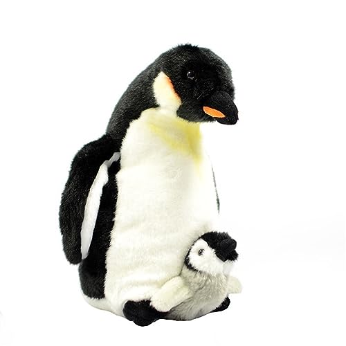 Simulation süße Kaiserpinguin Puppe Pinguin Mutter und Pinguin Tier Plüschtier Simulation süße Kaiserpinguin Puppe Pinguin Mutter und Pinguin Tier Plüschtier von MZICXV
