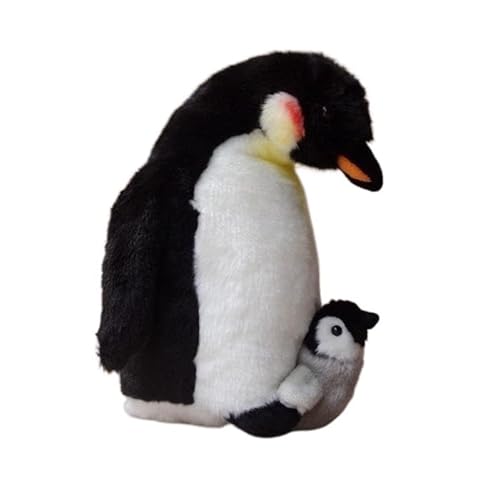 Simulation süße antarktische Mutter und Pinguin Puppe Kaiserpinguin Plüschtier Aquarium Geschenk von MZICXV