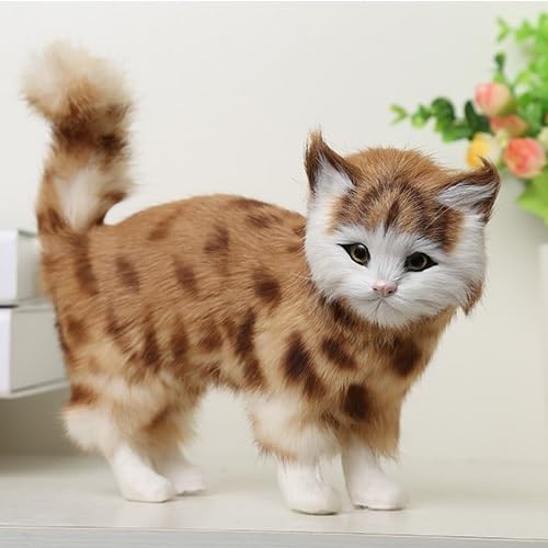 Simulierte süße Katze, die Geräusche for Heimtextilien, Tiermodell-Bastelarbeiten und Kindergeschenke Machen kann(A(Pronunciation)) von MZICXV