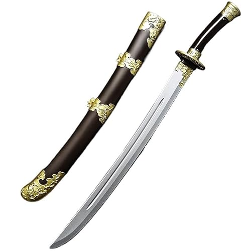 Spielzeugschwert im Messerstil, 66 cm, sichere Cosplay-Requisite aus PU-Kunststoff, Säbel der kaiserlichen Garde der Ming-Dynastie for Kostüme und Bühnenauftritte von Kindern und Erwachsenen(A) von MZICXV