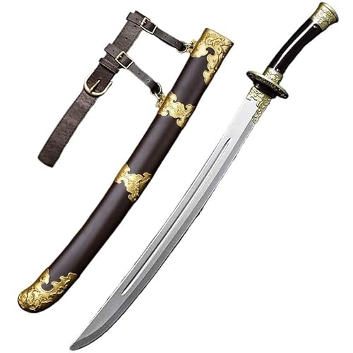 Spielzeugschwert im Messerstil, 66 cm, sichere Cosplay-Requisite aus PU-Kunststoff, Säbel der kaiserlichen Garde der Ming-Dynastie for Kostüme und Bühnenauftritte von Kindern und Erwachsenen(C) von MZICXV