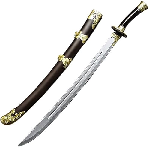 Spielzeugschwert im Messerstil, 66 cm, sichere Cosplay-Requisite aus PU-Kunststoff, Säbel der kaiserlichen Garde der Ming-Dynastie for Kostüme und Bühnenauftritte von Kindern und Erwachsenen(F) von MZICXV