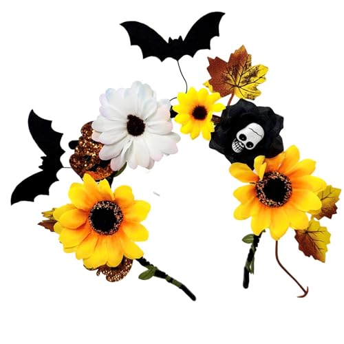 MZRAN 3D-Spinnen Fledermaus-Haar-Accessoires, Halloween-Haarbänder für Frauen und Mädchen, Karneval, Partyzubehör MZRAN 3D-Spinnen Fledermaus-Haar-Accessoires, Halloween-Haarbänder für Frauen und Mädchen, Karneval, Partyzubehör von MZRAN