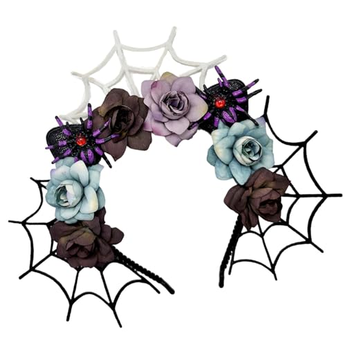 MZRAN 3D-Spinnen Fledermaus-Haar-Accessoires, Halloween-Haarbänder für Frauen und Mädchen, Karneval, Partyzubehör MZRAN 3D-Spinnen Fledermaus-Haar-Accessoires, Halloween-Haarbänder für Frauen und Mädchen, Karneval, Partyzubehör von MZRAN