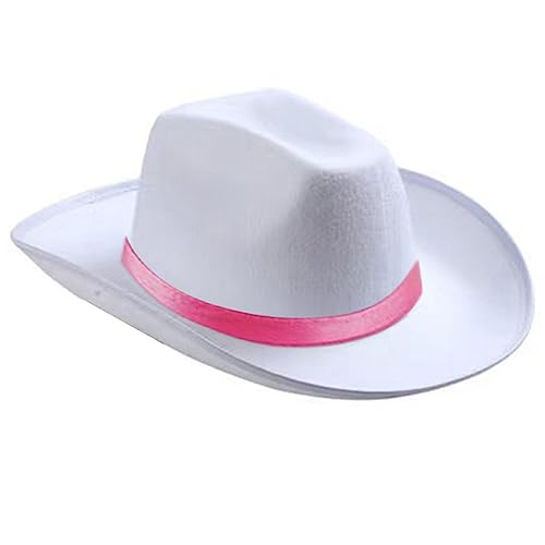 MZRAN Cowboyhut mit Band, multifunktional, Party, dekoratives Ornament für Damen, Erwachsene, weibliches Kostüm, Cosplay MZRAN Cowboyhut mit Band, multifunktional, Party, dekoratives Ornament für Damen, Erwachsene, weibliches Kostüm, Cosplay von MZRAN