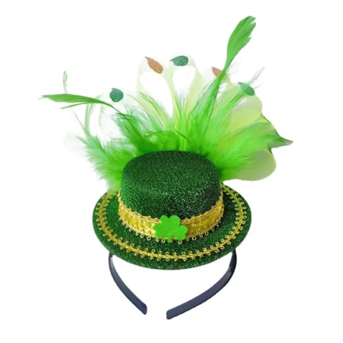 MZRAN Grüner Fascinator-Hut, irischer SaintPatrick Day, Stirnband, grüner Zylinderhut, Stirnband, irisches grünes Stirnband, grüner Koboldhut MZRAN Grüner Fascinator-Hut, irischer SaintPatrick Day, Stirnband, grüner Zylinderhut, Stirnband, irisches grünes Stirnband, grüner Koboldhut von MZRAN