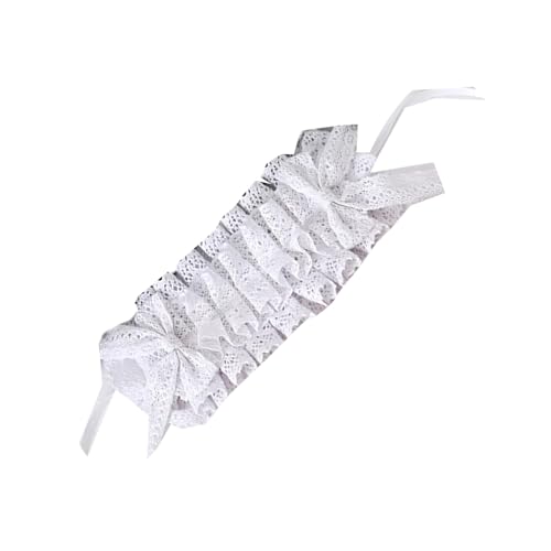 MZRAN Haarreif mit Schleife, Spitze, Lolitas, Dienstmädchen, Cosplay, Kopfschmuck, Blume, Spitze, Haarschmuck für Hochzeit, Party, Bowknot von MZRAN