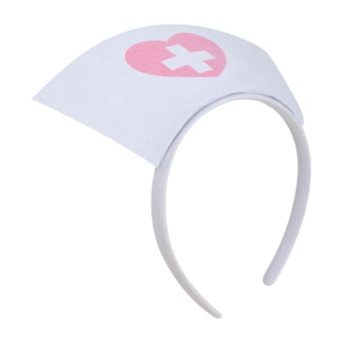 MZRAN Krankenschwester Cosplay Stirnbänder Bühnenauftritte Haarreifen Motto-Party Kopfbedeckung für Rollenspiele und Bühnenauftritte MZRAN Krankenschwester Cosplay Stirnbänder Bühnenauftritte Haarreifen Motto-Party Kopfbedeckung für Rollenspiele und Bühnenauftritte von MZRAN