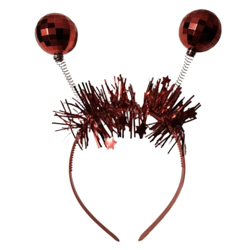 MZRAN Lametta Neujahr Disco Kopfbedeckung Stirnband Foto Requisiten Party Cosplay Kostüme Tanzen Party Stirnband Weihnachten MZRAN Lametta Neujahr Disco Kopfbedeckung Stirnband Foto Requisiten Party Cosplay Kostüme Tanzen Party Stirnband Weihnachten von MZRAN