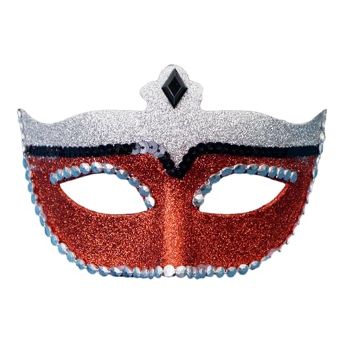 MZRAN Leichte glitzernde Gesichtsabdeckung für festliche Zusammenkünfte, ergonomisches Design, Halloween-Party, unverzichtbares Cosplay-Zubehör MZRAN Leichte glitzernde Gesichtsabdeckung für festliche Zusammenkünfte, ergonomisches Design, Halloween-Party, unverzichtbares Cosplay-Zubehör von MZRAN