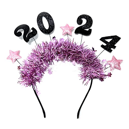 MZRAN Partygeschenk für Erwachsene, Lametta, Stirnband, Krone, Diadem, Weihnachtsdekoration, Neujahr, Haarschmuck für Kinder und Jugendliche MZRAN Partygeschenk für Erwachsene, Lametta, Stirnband, Krone, Diadem, Weihnachtsdekoration, Neujahr, Haarschmuck für Kinder und Jugendliche von MZRAN