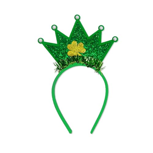 MZRAN Patrick's Day Haarreif mit Kleeblatt, Festival-Aufführungen, Kopfschmuck für Paare MZRAN Patrick's Day Haarreif mit Kleeblatt, Festival-Aufführungen, Kopfschmuck für Paare von MZRAN