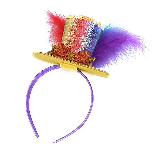 MZRAN Regenbogen-Hut, Haarband für Damen und Herren, Partyhut, Stirnband, Pailletten, Kostümzubehör für Festivals, Mottopartys MZRAN Regenbogen-Hut, Haarband für Damen und Herren, Partyhut, Stirnband, Pailletten, Kostümzubehör für Festivals, Mottopartys von MZRAN