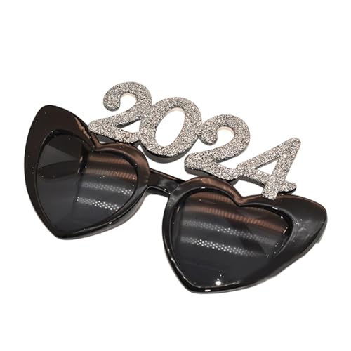 MZRAN Silvesterbrille für Kinder Erwachsene Festival Motto Requisiten Party Zubehör 2024 Brillenrahmen MZRAN Silvesterbrille für Kinder Erwachsene Festival Motto Requisiten Party Zubehör 2024 Brillenrahmen von MZRAN