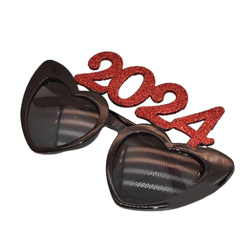 MZRAN Silvesterbrille für Kinder Erwachsene Festival Motto Requisiten Party Zubehör 2024 Brillenrahmen MZRAN Silvesterbrille für Kinder Erwachsene Festival Motto Requisiten Party Zubehör 2024 Brillenrahmen von MZRAN