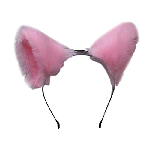 MZRAN Stilvolle Katzenohren-Haarbänder, pelzige Plüschtierohren, Haarreifen für Halloween, Cosplays, Partys MZRAN Stilvolle Katzenohren-Haarbänder, pelzige Plüschtierohren, Haarreifen für Halloween, Cosplays, Partys von MZRAN