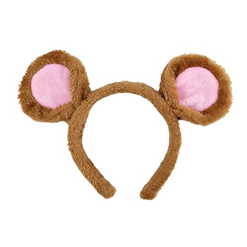 MZRAN Weiche Bärenohren Stirnbänder Plüsch Ohren Haarreifen zum Waschen Gesicht Cartoon Tier Haarbänder Halloween Kostüm MZRAN Weiche Bärenohren Stirnbänder Plüsch Ohren Haarreifen zum Waschen Gesicht Cartoon Tier Haarbänder Halloween Kostüm von MZRAN