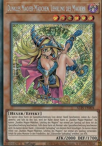 ALIN-DE004 - Dunkles Magier-Mädchen Lehrling des Magiers - Secret Rare - Deutsch - 1. Auflage - Alliance Insight -mit MZTCG Versandschutz Yugioh ALIN-DE004 - Dunkles Magier-Mädchen Lehrling des Magiers - Secret Rare - Deutsch - 1. Auflage - Alliance Insight -mit MZTCG Versandschutz Yugioh von MZTCG